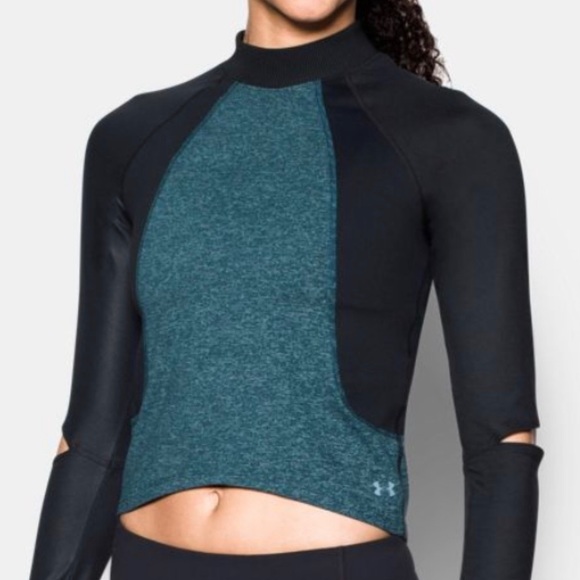 Under Armour Tops - Under Armour Small Rehearsal Long Sleeve Crop Top